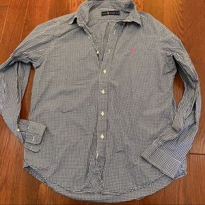 ralph lauren • checkered men’s dress shirt